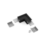 90 graden hoek profiel voor 20INBOUW-ZWART