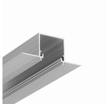 Trimless inbouw LED stuc profiel met afdekking 21 mm x 23,2 mm – XL28TrimlessALU