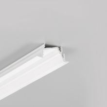 Wit diagonaal inbouw LED profiel 30 mm x 12.7 mm - C22Wit