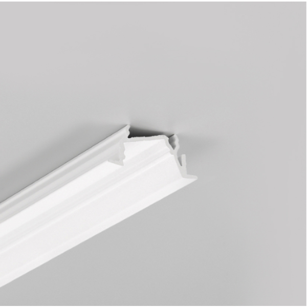 Luksus LED profielen Wit diagonaal inbouw LED profiel 30 mm x 12.7 mm - C22Wit