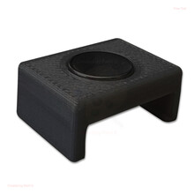 Zwarte magnetische montageklem voor LED profiel 02ZWART, 05ZWART