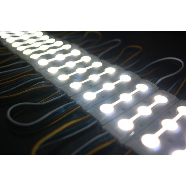 LED module 12v 0,96w RGBW IP67 – MLD-5050-3RGBW - 50 stuks