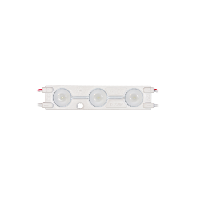 LED module 12v 0,72w natuurlijk wit 4000k IP67 – MW-MLD-2835-3NW-LENS-4000K - 40 stuks