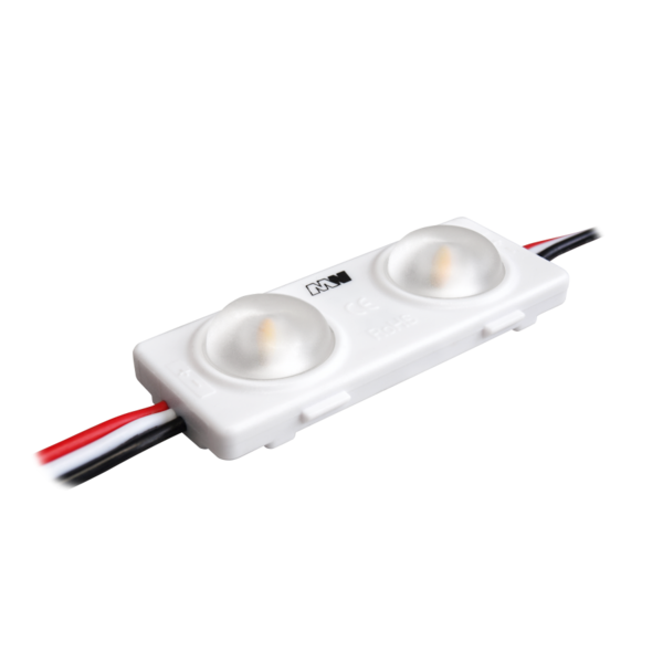 Luksus - LED module LED module 24v 2w dual white 2700k tot 6500k IP67 – MW-MLD-CCT-2WW/W-LENS-24V - 20 stuks