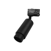3-FASE railarmatuur zwart GU10 instelbare lens