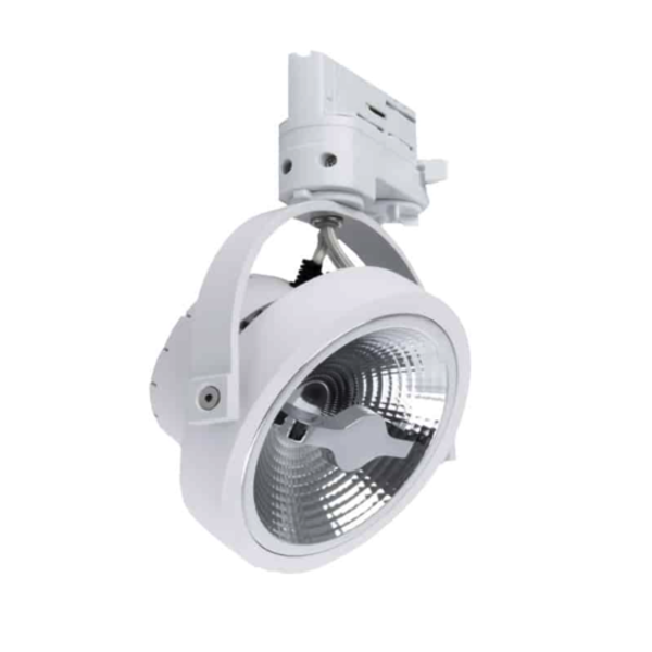 Luksus 3-fase LED 3-Fase track railarmatuur 15w dim to warm dimbaar - Wit