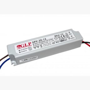 LED voeding 20W 12VDC 2A CV - Waterdicht IP67 - GLP GPV-20-12