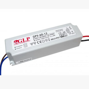 LED voeding 60W 12VDC 5A CV - Waterdicht IP67 - GLP GPV-60-12