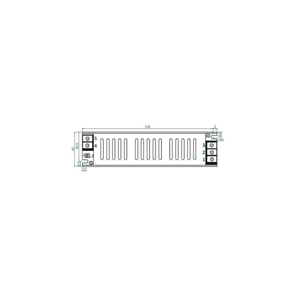 Adler LED voedingen  LED voeding 12v 60w 5 Ampère - IP20 - ADLS-60-12 12j124D01