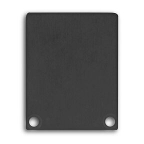 2 x LED profiel eindkappen inclusief schroeven - XL04.C3 - ZWART