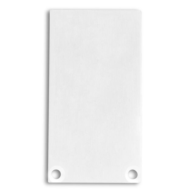 2 x LED profiel eindkapjes inclusief schroeven XL06.C3 - WIT