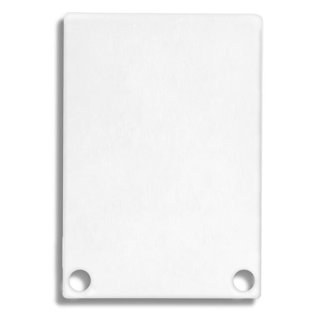 2 x LED profiel eindkapjes inclusief schroeven XL06.C2 - WIT