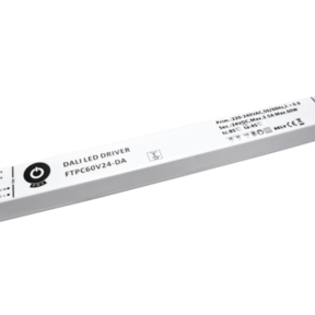SLIM Dali dimbare LED voeding 60 watt 24 volt 2,5 Ampère – IP20 – compact - FTPC60V24-DA