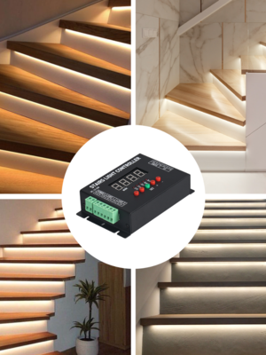 LED traptrede controller 16 treden