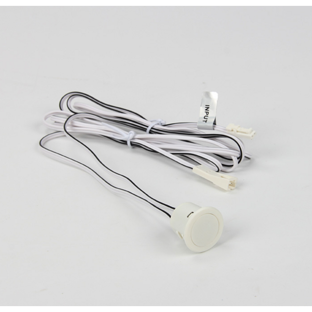 Witte LED inbouw sensor touch dimmer voor enkel kleurige LED strips – STD004A