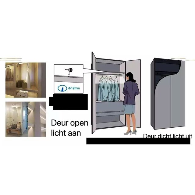 Inbouw LED infrarood sensor met dubbele sensor – INFRAROOD sensor DUO – SIR010