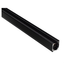 3-fase track rail - zwart - 1 tot 4 meter