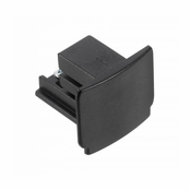 Eind stop 3-fase rails zwart