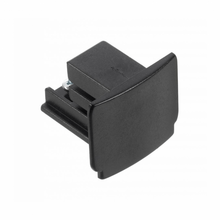 Eind stop 3-fase rails zwart