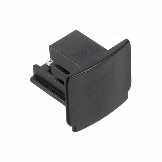 Eind stop 3-fase rails zwart