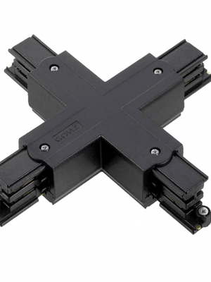 3-fase rails X connector zwart