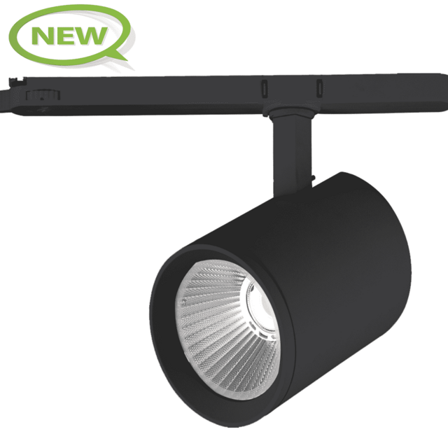 3- fase rail spot Zwart 30W 38° 3 FASE CRI97