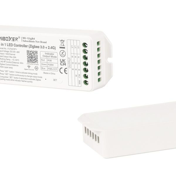 Miboxer Zigbee + 2,4ghz LED controller 48 volt enkel kleurige / dual white LED strips te bedienen - FUT037ZP+