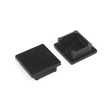 Eindkap voor LED profiel zonder kabeldoorvoer 20ZWART - 1 stuk