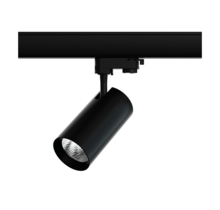 3- fase 4000k 40 graden bundel rail spot Zwart 20W