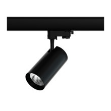 3- fase 4000k 40 graden bundel rail spot Zwart 20W