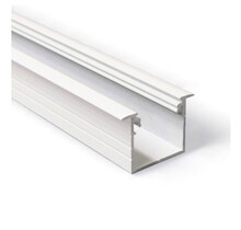 Wit LED inbouw profiel met afdekking 30mm X 20,4mm – 20INBOUW-WIT