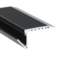 Luksus LED profielen LED trapprofiel zwart inclusief opaal klikafdekking 58,9mm x 27,5mm – B12ZWART