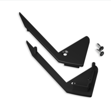 Eindkap set van 2 t.b.v. traptrede LED profiel B12ZWART