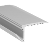 LED trapprofiel inclusief opaal klikafdekking 58,9mm x 27,5mm – B12ALU