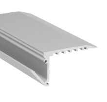 LED trapprofiel inclusief opaal klikafdekking 58,9mm x 27,5mm – B12ALU