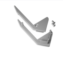 Eindkap set van 2 t.b.v. traptrede LED profiel B12ALU