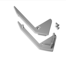 Eindkap set van 2 t.b.v. traptrede LED profiel B12ALU