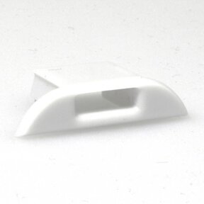 17.1wit eindkap met kabeldoorvoer