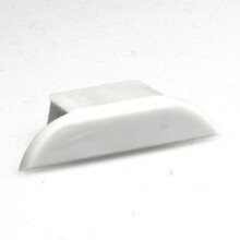 17.1wit eindkap zonder kabeldoorvoer