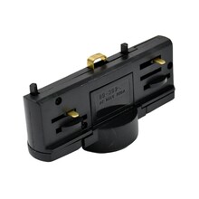 3-fase spanningsrail adapter zwart