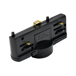 3-fase spanningsrail adapter zwart