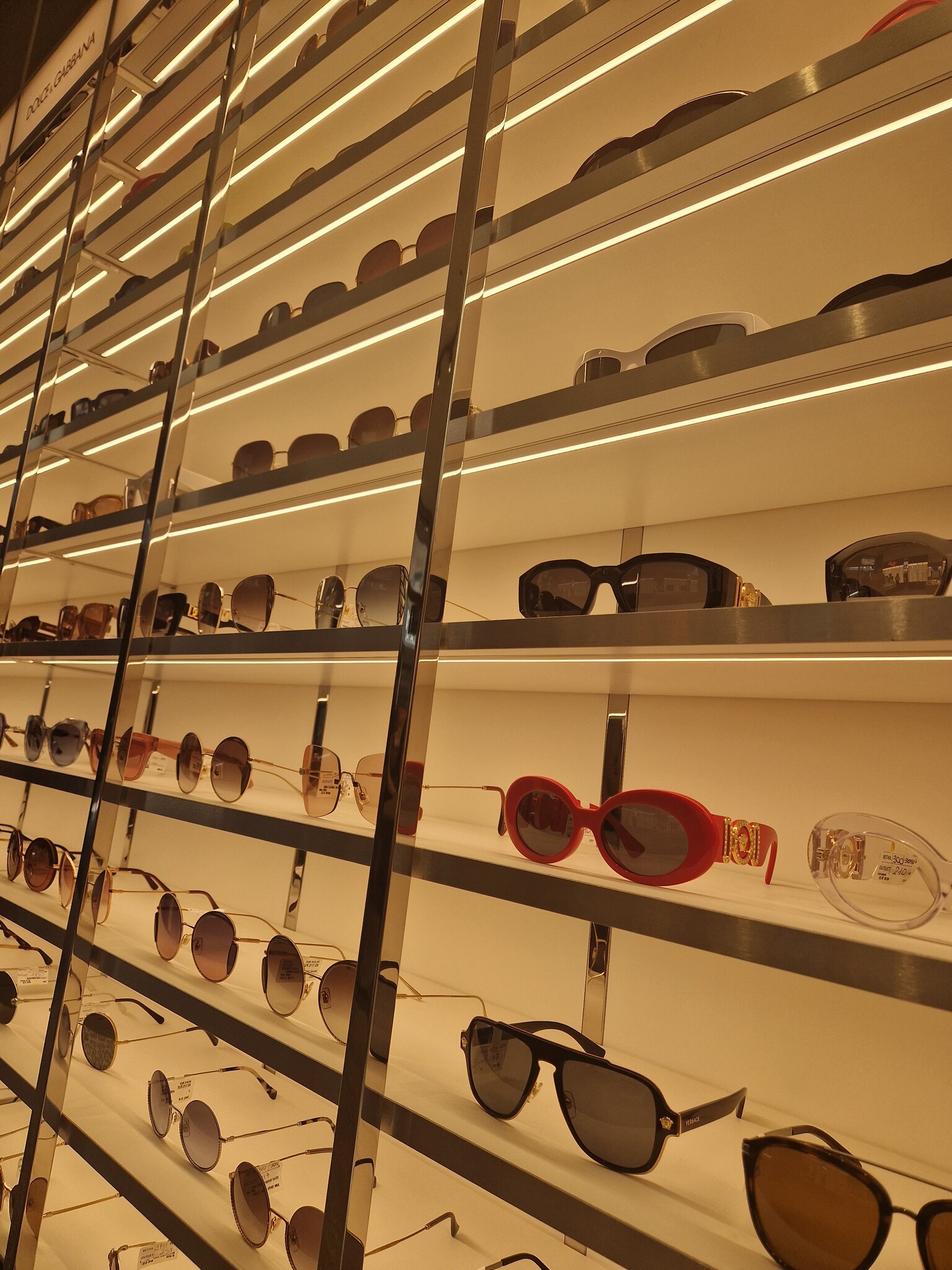 Opticien schapverlichting LED profiel met LED strips