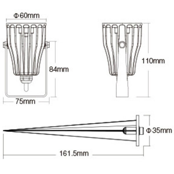 Miboxer LED prikspot miboxer RGBCCT