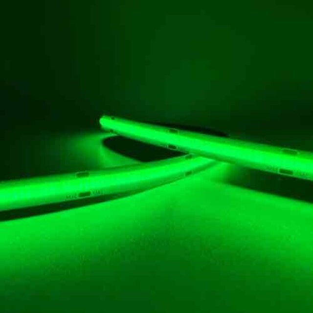 COB LED strip Groen 8W 1050LM 480 LED’s p/m 24VDC IP20 - 5 meter