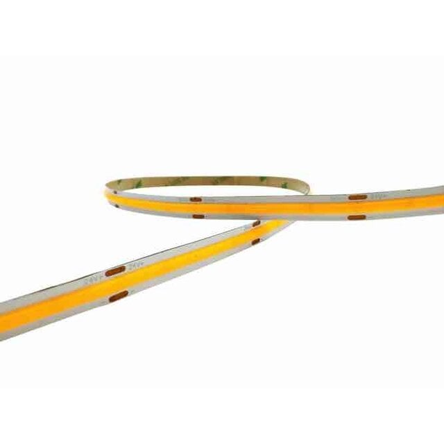 COB LED strip Oranje 8W 1050LM 480 LED’s p/m 24VDC IP20 - 5 meter