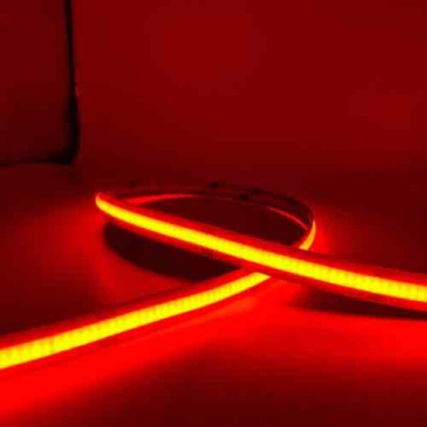 Luksus LED strips COB LED strip Rood 8W 1050LM 480 LED’s p/m 24VDC IP20 - 5 meter