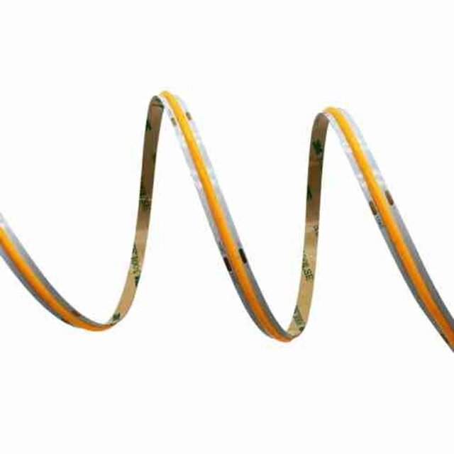 COB LED strip Geel 8W 1050LM 480 LED’s p/m 24VDC IP20 - 5 meter