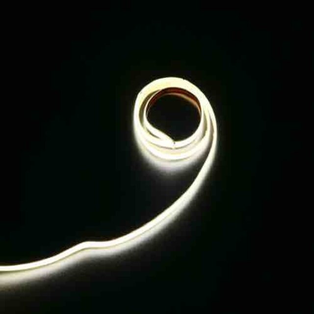 COB 5mm LED strip 24 volt natuurlijk wit 5W 850LM 384 LED p/m IP20 4000K – 5 meter