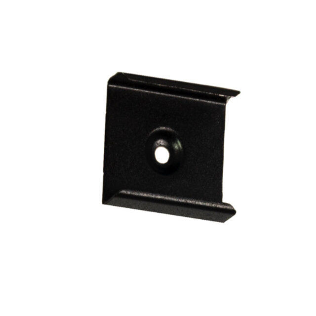 Zwarte montageklem voor LED profiel 01ZWART