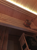 Sauna LED strip COB 9W 1020LM 480LED's p/m 12VDC IP68 warm wit 3000K 5m rol